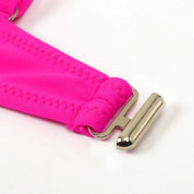 Hannie | Gewatteerde & stijlvolle bikini in de kleur Fuchsia voor dames in Beach stijl ideaal voor de zomer.