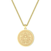 Henky | Gouden & zilveren Medusa ketting in de kleur Gold voor heren in stijl geschikt voor alle seizoenen.