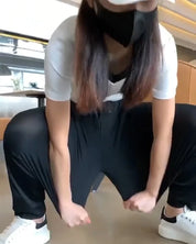 Heren Stretch broek in de kleur Donkergrijs voor heren in stijl ideaal voor de herfst.