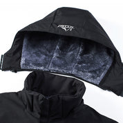 Herfst Parka met afneembare capuchon in de kleur Zwart voor heren in Outdoor stijl ideaal voor de herfst.