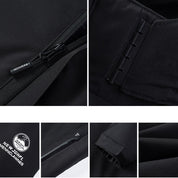 Herfst Parka met afneembare capuchon in de kleur Zwart voor heren in Outdoor stijl ideaal voor de herfst.