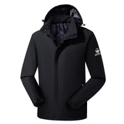 Herfst Parka met afneembare capuchon in de kleur Zwart voor heren in Outdoor stijl ideaal voor de herfst.