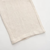 Hessel | Linnen slim fit pantalon in de kleur Beige voor heren in Beach stijl geschikt voor alle seizoenen.