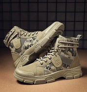 Ian | Tactische laars voor mannen in de kleur Khaki voor heren in Outdoor stijl ideaal voor de herfst.