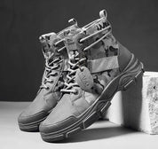 Ian | Tactische laars voor mannen in de kleur Khaki voor heren in Outdoor stijl ideaal voor de herfst.