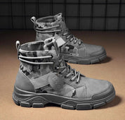 Ian | Tactische laars voor mannen in de kleur Khaki voor heren in Outdoor stijl ideaal voor de herfst.