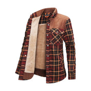 Inaya | Dames outdoor jack in de kleur Bordeaux voor dames in Outdoor stijl ideaal voor de herfst.