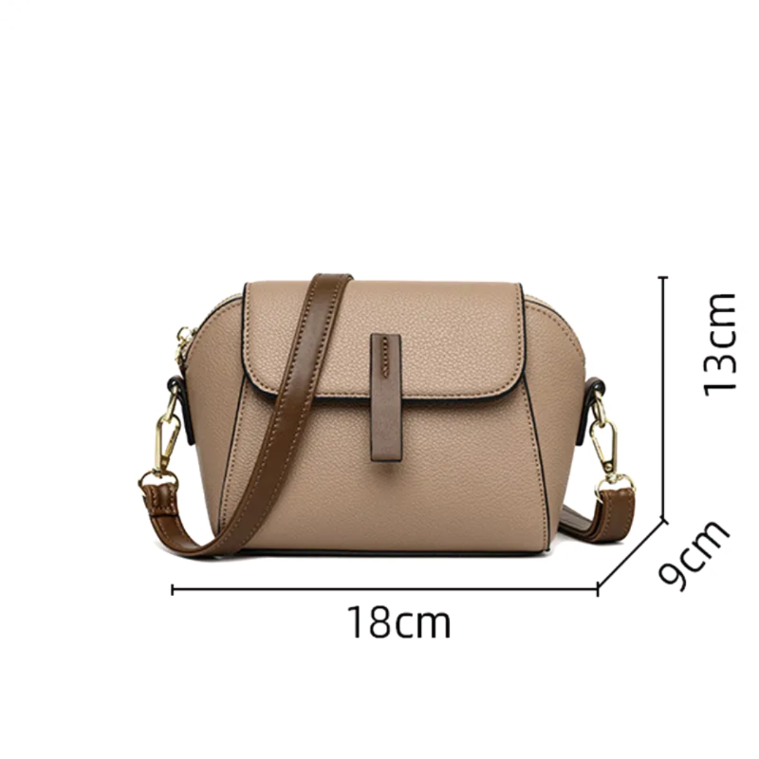 Jade Crossbody Tas | Compact & Stijlvol in de kleur Khaki voor dames in stijl geschikt voor alle seizoenen.
