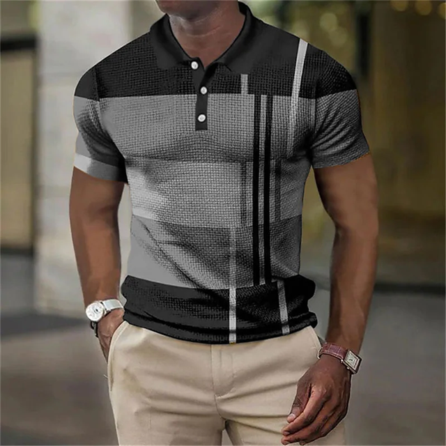 James | Modieus en comfortabel polo shirt in de kleur Zwart voor heren in Smart-casual stijl ideaal voor de lente.