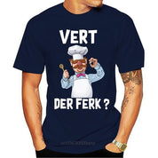 James | Zweedse kok Muppets T-shirt in de kleur Blauw voor heren in stijl geschikt voor alle seizoenen.
