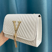 Jannete Luxe Handtas | Elegant & stijlvol in de kleur Wit voor dames in stijl geschikt voor alle seizoenen.