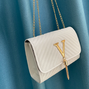 Jannete Luxe Handtas | Elegant & stijlvol in de kleur Wit voor dames in stijl geschikt voor alle seizoenen.