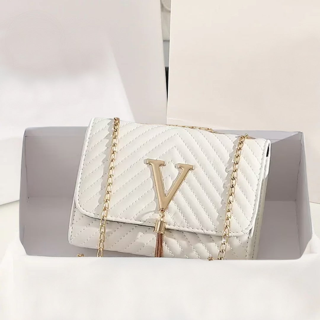 Jannete Luxe Handtas | Elegant & stijlvol in de kleur Wit voor dames in stijl geschikt voor alle seizoenen.