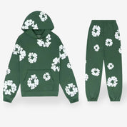 Unisex Floral Tracksuit (Hoodie & Pants Set) afbeelding 3