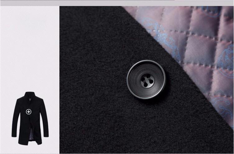 Ralph | Winter woolen long peacoat afbeelding 6