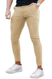 Jeroen | Casual herenjeans in verschillende kleuren in de kleur Beige voor heren in stijl geschikt voor alle seizoenen.