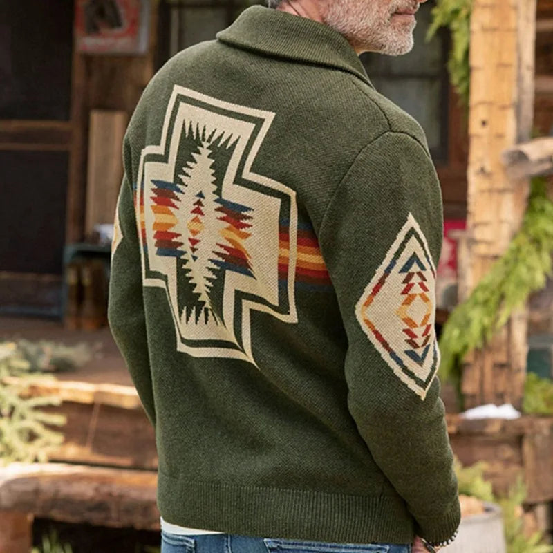 Joekies Vest in de kleur Legergroen voor heren in stijl ideaal voor de herfst.