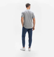 Johan | Winterse stretch broek in de kleur Lichtblauw voor heren in stijl ideaal voor de winter