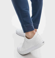 Johan | Winterse stretch broek in de kleur Lichtblauw voor heren in stijl ideaal voor de winter