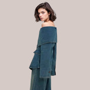 Johanna | Stijlvolle spijkerjas in de kleur Blauw voor dames in stijl ideaal voor de herfst.