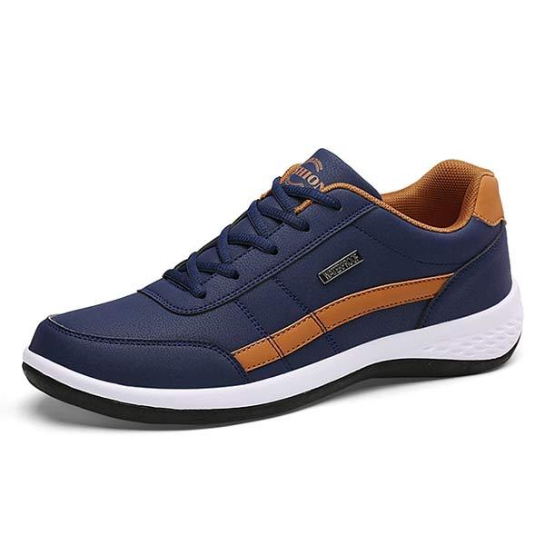 Joost | Ultralichte heren sneakers in de kleur Blauw voor heren in Smart-casual stijl geschikt voor alle seizoenen.
