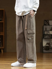 Jordi | Cargo Broek voor de Herfst in de kleur Bruin voor heren in Outdoor stijl ideaal voor de herfst.