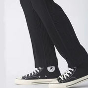 Jørgen | Geribbelde katoenen pantalon in de kleur Grijs voor heren in Streetwear stijl geschikt voor alle seizoenen.