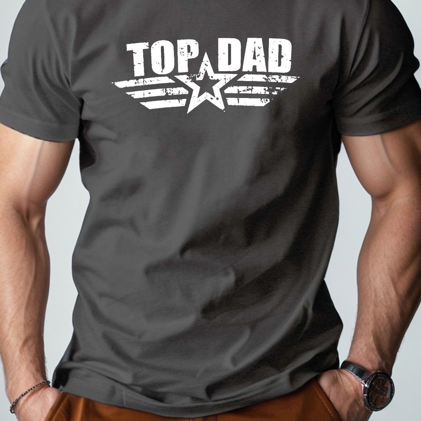 Comfortabel Heren Katoenen T-shirt | Korte Mouw en Digitale Print