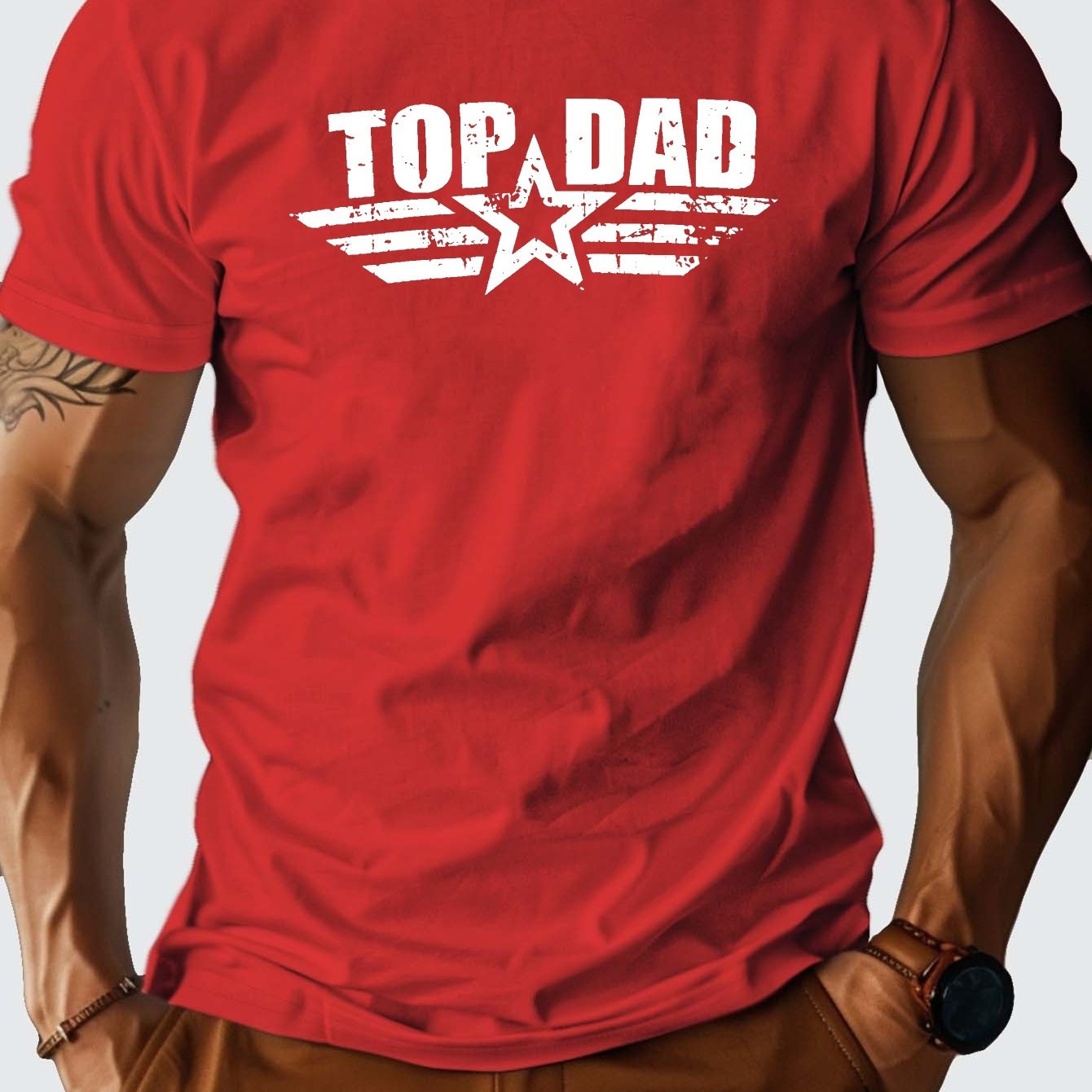 Comfortabel Heren Katoenen T-shirt | Korte Mouw en Digitale Print