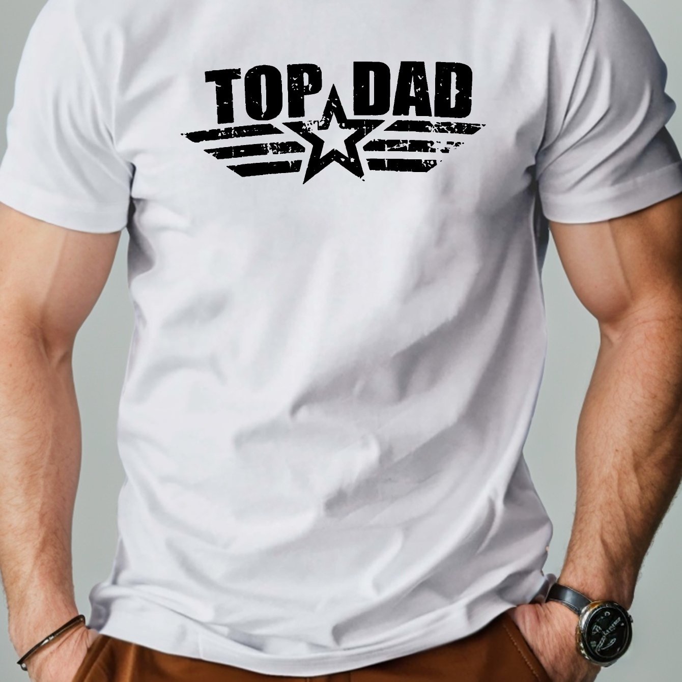 Comfortabel Heren Katoenen T-shirt | Korte Mouw en Digitale Print