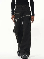 Karl | Designer Jeans met Vintage Wassing in de kleur Koffie voor heren in stijl ideaal voor de herfst.