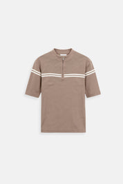 Kato | Stijlvol Gestreept Polo T-shirt