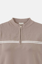 Kato | Stijlvol Gestreept Polo T-shirt