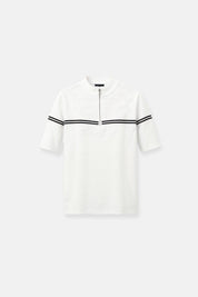 Kato | Stijlvol Gestreept Polo T-shirt