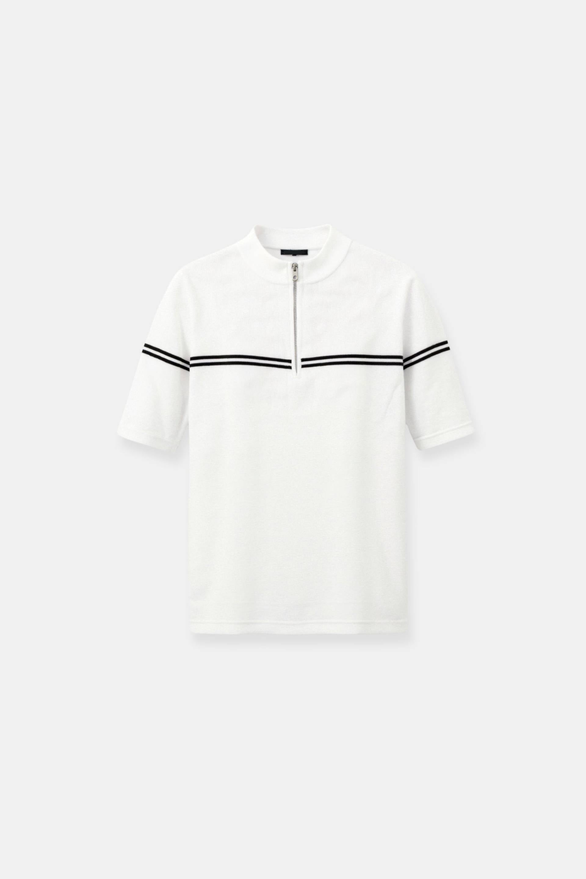 Kato | Stijlvol Gestreept Polo T-shirt