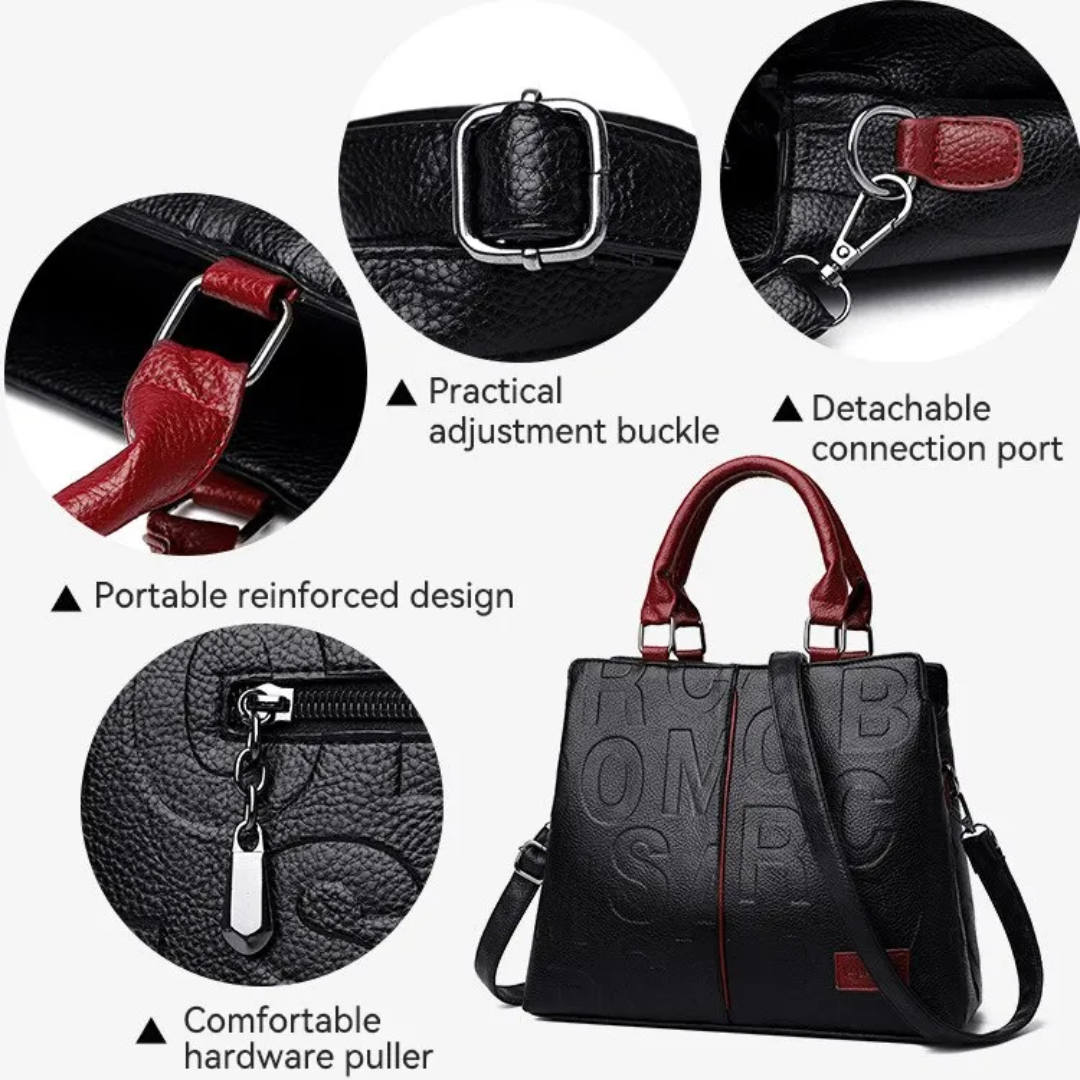 Kaye Grote Draagtas | Handig & Modieus in de kleur Rood voor dames in stijl geschikt voor alle seizoenen.