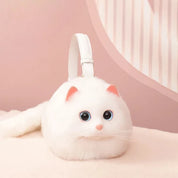 KittenBag | Realistische kattentas voor vrouwen in de kleur Wit voor dames in stijl geschikt voor alle seizoenen.