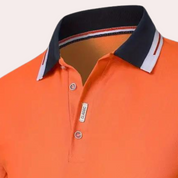 Stijlvol Oranje Herenpoloshirt - Koen