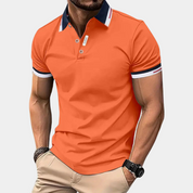 Stijlvol Oranje Herenpoloshirt - Koen