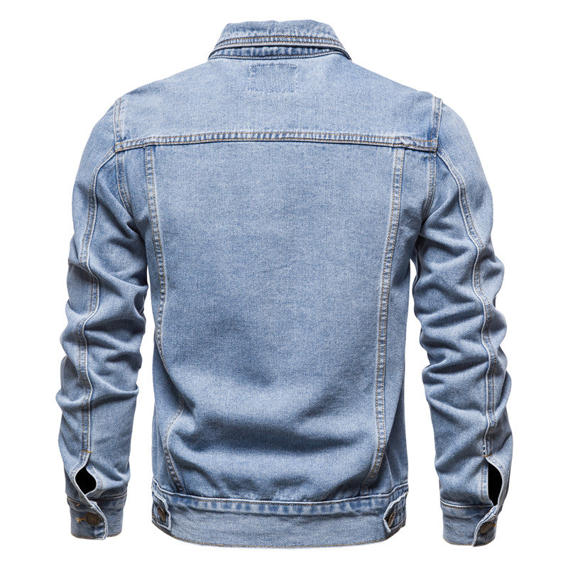 L Scott | Denim Jacket in de kleur Zwart voor heren in Heritage stijl geschikt voor alle seizoenen.