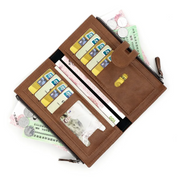 Lange Leren Portemonnee | Praktisch & Stijlvol in de kleur Hemelsblauw voor dames in stijl geschikt voor alle seizoenen.