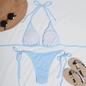 Lara | Sexy & trendy bikini in de kleur Zwart voor dames in Beach stijl ideaal voor de zomer.