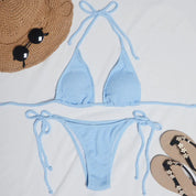 Lara | Sexy & trendy bikini in de kleur Zwart voor dames in Beach stijl ideaal voor de zomer.