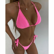 Lara | Sexy & trendy bikini in de kleur Fuchsia voor dames in Beach stijl ideaal voor de zomer.