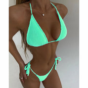 Lara | Sexy & trendy bikini in de kleur Turquoise voor dames in Beach stijl ideaal voor de zomer.
