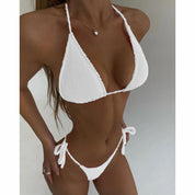 Lara | Sexy & trendy bikini in de kleur Wit voor dames in Beach stijl ideaal voor de zomer.