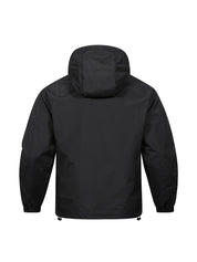 Een must-have voor mannen op zoek naar een casual jas met bescherming tegen wisselvallig weer. Deze windbreaker biedt comfort en stijl met een halve ritssluiting en capuchon, perfect voor dagelijks gebruik en outdoor activiteiten. Gemaakt van 100% polyester voor duurzaamheid en comfort.