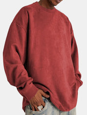 Lars | Heren pullover van kasjmier in de kleur Rood voor heren in Heritage stijl ideaal voor de herfst.