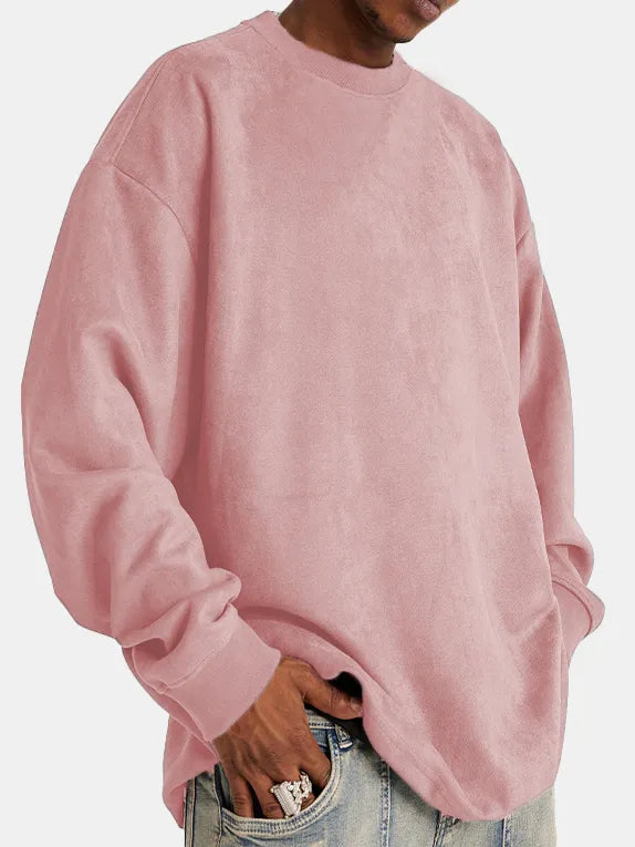 Lars | Heren pullover van kasjmier in de kleur Roze voor heren in Heritage stijl ideaal voor de herfst.