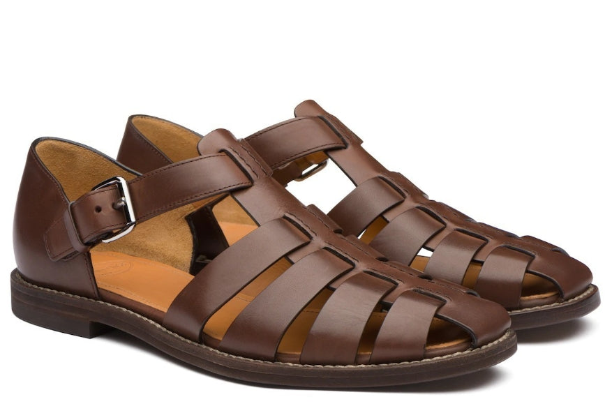 Lars | Leren sandalen in de kleur Wit voor heren in stijl ideaal voor de lente.